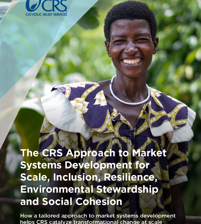 Cover page for The CRS Approach to Market Systems Development for Scale, Inclusion, Resilience, Environmental Stewardship and Social Cohesion