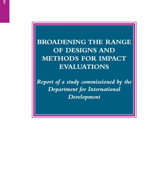 Download Resource: Broadening the Range of Designs and Methods for Impact Evaluations