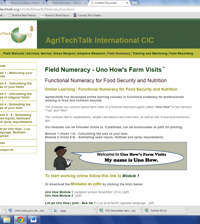 Download Resource: Field Numeracy - Uno How's Farm Visits™