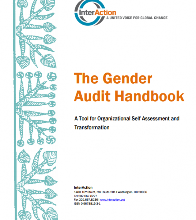 Download Resource: Gender Audit Handbook 2010, A Tool for Organizational Self Assessment and Transformation