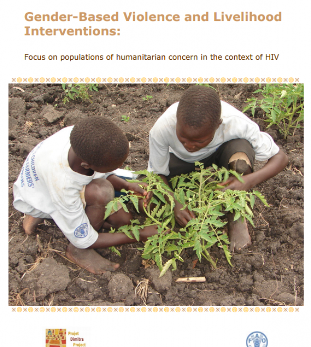 Download Resource: Gender-Based Violence and Livelihood Interventions: Focus on Population of Humanitarian Concern in the Context of HIV