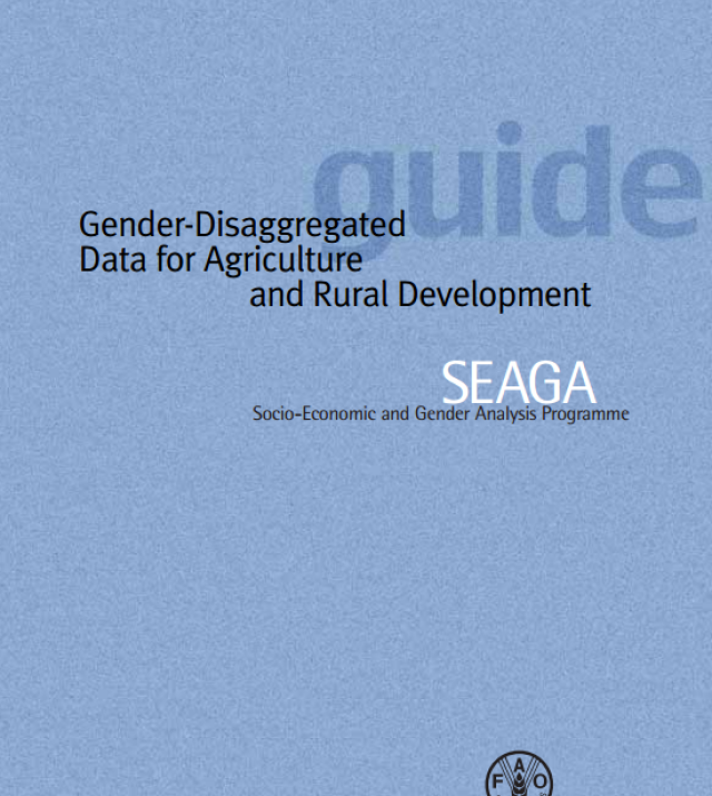 Download Resource: Gender-Disaggregated Data for Agriculture and Rural Development: Guide for Facilitators