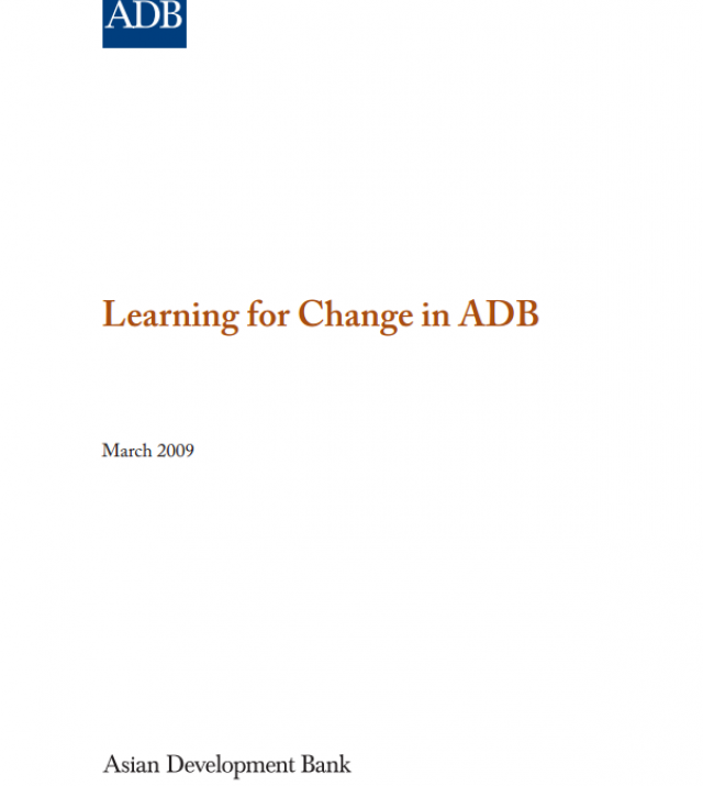Download Resource: Learning for Change in the Asian Development Bank