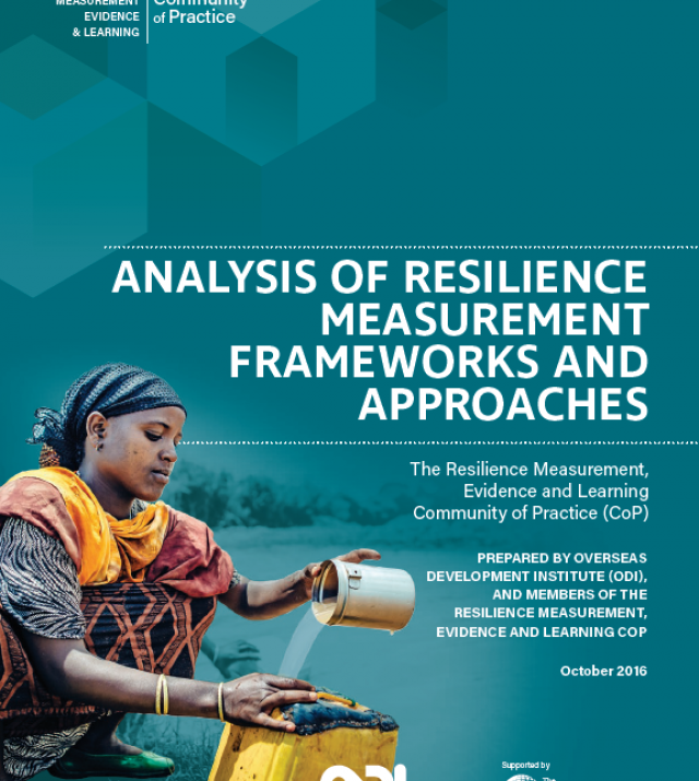 Download Resource: Analysis of Resilience Measurement Frameworks and Approaches