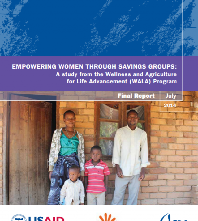 Download Resource: Empowering Women Through Savings Groups: A study from the Wellness and Agriculture for Life Advancement (WALA) Program
