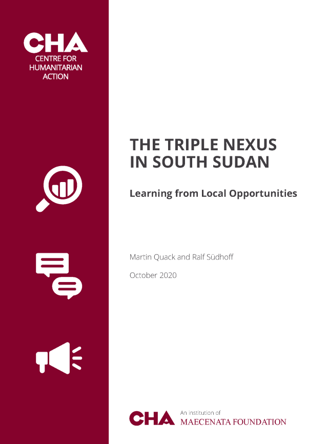 Cover page for Triple Nexus in South Sudan: Learning from Local Opportunities