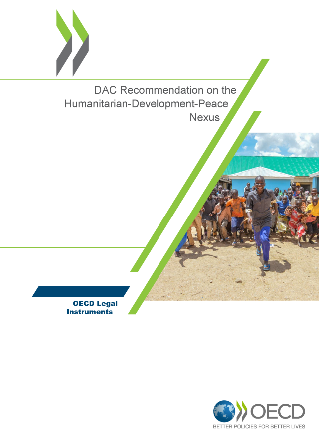 Cover page for DAC Recommendation on the OECD Legal Instruments Humanitarian-Development-Peace Nexus