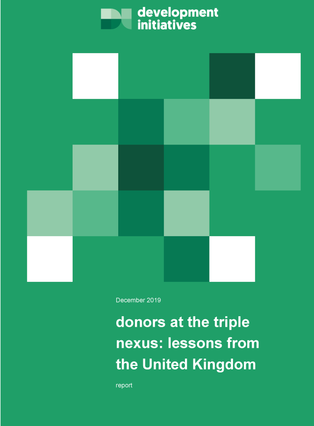 Cover page for Donors at the Triple Nexus: Lessons from the United Kingdom