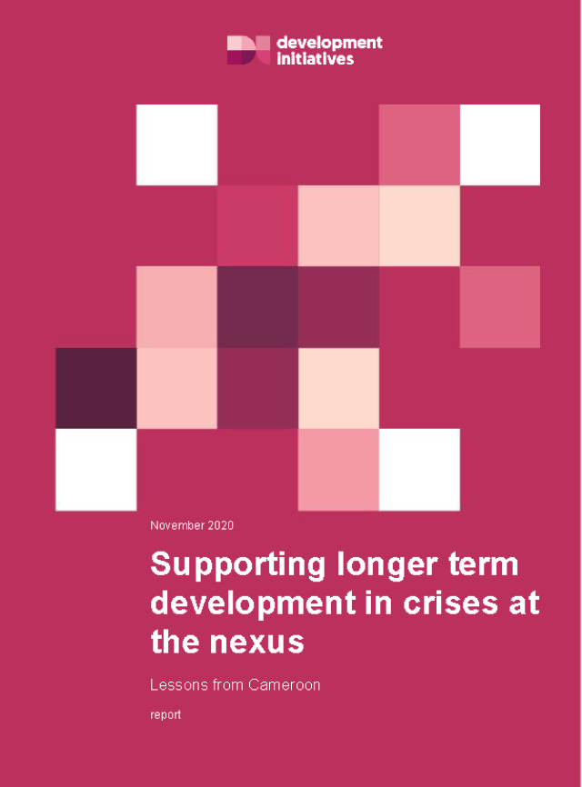 Page de couverture pour Soutenir le développement à plus long terme lors des crises au Nexus